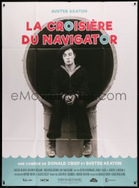 6g1237 NAVIGATOR French 1p R2019 great image of Buster Keaton on ship, directed by Donald Crisp!