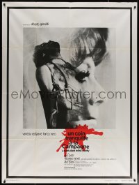 6g1305 QUIET PLACE IN THE COUNTRY French 1p 1969 great image of Vanessa Redgrave & Franco Nero!