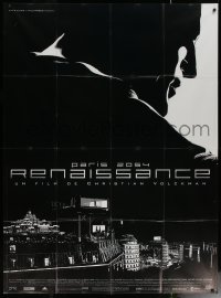 6g1318 RENAISSANCE French 1p 2006 Daniel Craig in Paris 2054, Christian Volckman animated sci-fi!