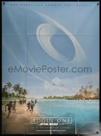 6g1337 ROGUE ONE teaser French 1p 2016 Star Wars Story, Felicity Jones, top cast montage, Death Star!