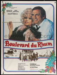 6g1343 RUM RUNNERS French 1p 1971 Boulevard du rhum, sexy Brigitte Bardot & Lino Ventura!