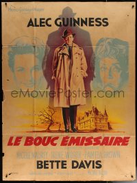 6g1357 SCAPEGOAT French 1p 1960 cool different art of Alec Guinness by Roger Soubie!