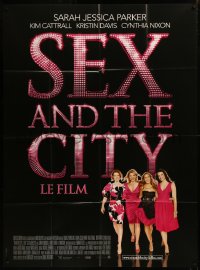 6g1371 SEX & THE CITY French 1p 1908 great image of Sarah Jessica Parker, Kim Cattrall & cast!