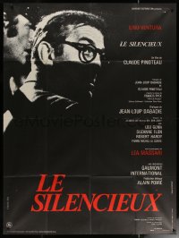 6g1386 SILENT ONE style B French 1p 1974 Italian Lino Ventura in the greatest manhunt ever filmed!