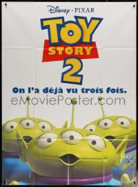 6g1459 TOY STORY 2 DS French 1p 2000 great image of the three green aliens, Disney & Pixar sequel!