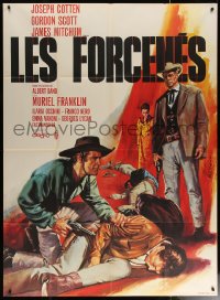 6g1464 TRAMPLERS French 1p 1968 Albert Band, Joseph Cotten, spaghetti western art by Jean Mascii!