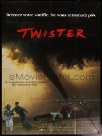 6g1474 TWISTER French 1p 1996 storm chasers Bill Paxton & Helen Hunt, tornado action!