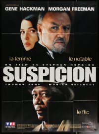 6g1476 UNDER SUSPICION French 1p 2000 Gene Hackman, Morgan Freeman, Monica Bellucci, Suspicion!