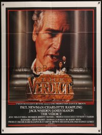 6g1487 VERDICT French 1p 1982 different image of lawyer Paul Newman, written by David Mamet!