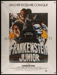 6g1536 YOUNG FRANKENSTEIN French 1p 1975 Mel Brooks, Gene Wilder, Peter Boyle, Frankenstein Junior!