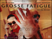 6g0649 GROSSE FATIGUE French 8p 1994 director Michel Blanc acting as himself, Carole Bouquet!