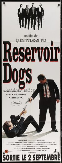 6g0680 RESERVOIR DOGS French door panel 1992 Quentin Tarantino, Harvey Keitel, Steve Buscemi, Penn