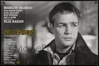 6g0673 ON THE WATERFRONT French 32x47 R1990s Elia Kazan, classic close up of Marlon Brando!