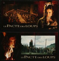 6g0684 BROTHERHOOD OF THE WOLF 12 French LCs 2001 Le Pacte des Loups, Vincent Cassel, Le Bihan!