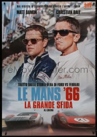 6g0275 FORD V FERRARI teaser Italian 1p 2019 Christian Bale, Matt Damon, different, Le Mans '66!
