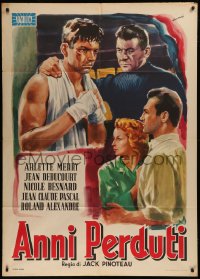 6g0290 ILS ESTAIENT CINQ Italian 1p 1952 Giammari art of boxer in the ring & with his lover!
