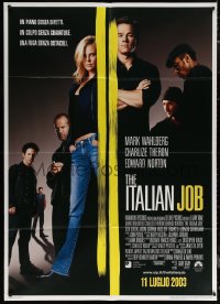 6g0292 ITALIAN JOB advance Italian 1p 2003 Mark Wahlberg, Edward Norton, sexy Charlize Theron!