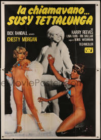 6g0372 DEADLY WEAPONS Italian 2p 1976 Doris Wishman, sexy topless Chesty Morgan & two strippers!