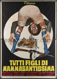6g0385 ITALIAN GRAFFITI Italian 2p 1973 Italian spoof comedy about the Roaring '20s, wacky art!