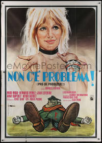 6g0401 PAS DE PROBLEME! Italian 2p 1976 different Piovano art of sexy naked Miou-Miou!