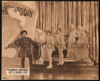 6g0003 IT'S A GREAT LIFE jumbo LC 1929 Lawrence Gray on stage with the Duncan sisters & two others!