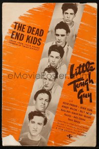 6g0209 LITTLE TOUGH GUY pressbook 1938 Dead End Kids at Universal, while still at Warner Bros, rare!