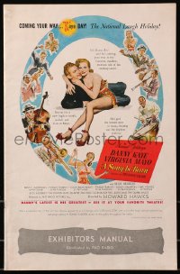 6g0229 SONG IS BORN pressbook 1948 Danny Kaye & pretty Virginia Mayo, directed by Howard Hawks!