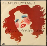 6g0132 BETTE MIDLER 33 1/3 RPM record 1972 Richard Amsel art on the jacket, The Divine Miss M!