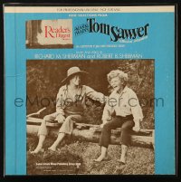 6g0136 TOM SAWYER 33 1/3 RPM soundtrack record 1973 Johnny Whitaker, Mark Twain, music from the movie!
