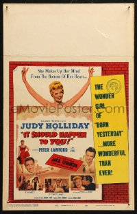6g0502 IT SHOULD HAPPEN TO YOU WC 1954 Judy Holliday, Peter Lawford, Jack Lemmon in his first role!