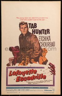6g0508 LAFAYETTE ESCADRILLE WC 1958 Tab Hunter was a young rebel who couldn't wait for WWI!