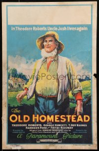 6g0537 OLD HOMESTEAD WC 1922 James Cruze directs popular play about kindly uncle risking his farm!