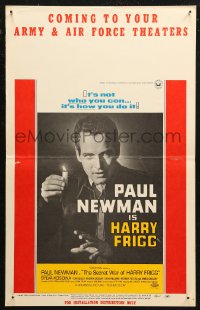 6g0566 SECRET WAR OF HARRY FRIGG WC 1968 great close up of star Paul Newman with candle!