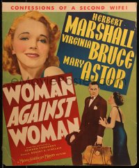 6g0636 WOMAN AGAINST WOMAN WC 1938 Mary Astor, Herbert Marshall & Virginia Bruce, ultra rare!