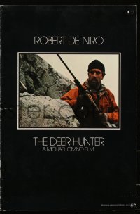 6g0140 DEER HUNTER promo brochure 1978 Michael Cimino classic, Robert De Niro, Christopher Walken