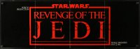 6g0147 RETURN OF THE JEDI promo brochure 1983 unfolds to make a 15x44 Revenge of the Jedi poster!