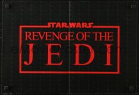 6g0146 RETURN OF THE JEDI promo brochure 1983 Lucas classic, 6th Anniversary of Revenge of the Jedi!