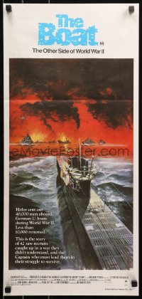 6h0367 DAS BOOT Aust daybill 1982 The Boat, Wolfgang Petersen German World War II submarine classic!
