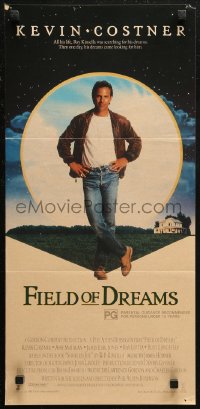 6h0392 FIELD OF DREAMS Aust daybill 1989 Costner baseball classic, if you build it, they will come!
