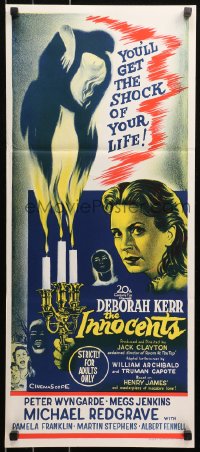6h0433 INNOCENTS Aust daybill 1962 Deborah Kerr is outstanding in Henry James' classic horror story!