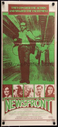 6h0472 NEWSFRONT Aust daybill 1978 Australian, Phillip Noyce directed, Bill Hunter, Wendy Hughes!