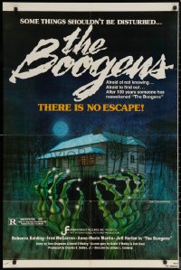 6h0691 BOOGENS 1sh 1981 some things shouldn't be disturbed, there is no escape, cool horror art!