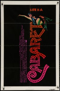 6h0715 CABARET 1sh 1972 Liza Minnelli in Nazi Germany, directed by Bob Fosse, Joseph Caroff art!