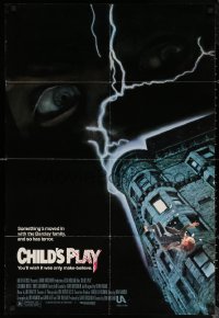 6h0740 CHILD'S PLAY 1sh 1988 something's moved in, you'll wish it was only make-believe!