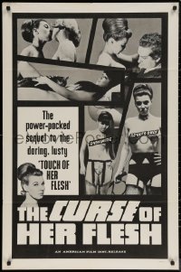 6h0787 CURSE OF HER FLESH 1sh 1968 power-packed sequel to the daring lusty Touch of Her Flesh!
