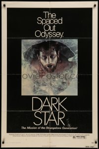 6h0791 DARK STAR 1sh 1975 John Carpenter & Dan O'Bannon, the spaced out odyssey!