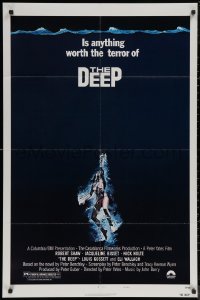 6h0801 DEEP style B NSS style 1sh 1977 great art of sexy swimming scuba diver Jacqueline Bisset!