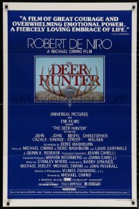 6h0802 DEER HUNTER 1sh 1978 directed by Michael Cimino, Robert De Niro, Jezierski artwork!