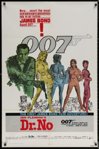 6h0828 DR. NO 1sh R1980 Sean Connery, the most extraordinary gentleman spy James Bond 007!