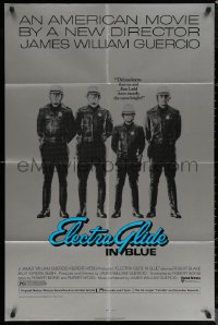 6h0845 ELECTRA GLIDE IN BLUE foil 1sh 1973 short cop Robert Blake and Alan Ladd are same height!